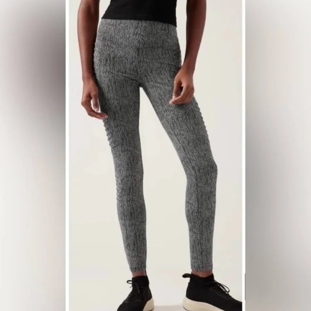 NWT Athleta Delancey Textured Moto Tight